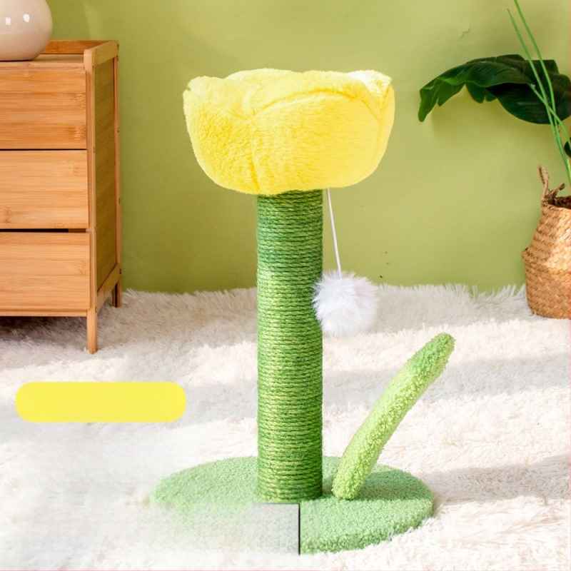 „Tulip“ katės draskyklė, katės draskyklė, atsparus nagams, draskyklė, žaislas katėms, kačių reikmenys, laipiojimo rėmas katėms, nemokamas pristatymas