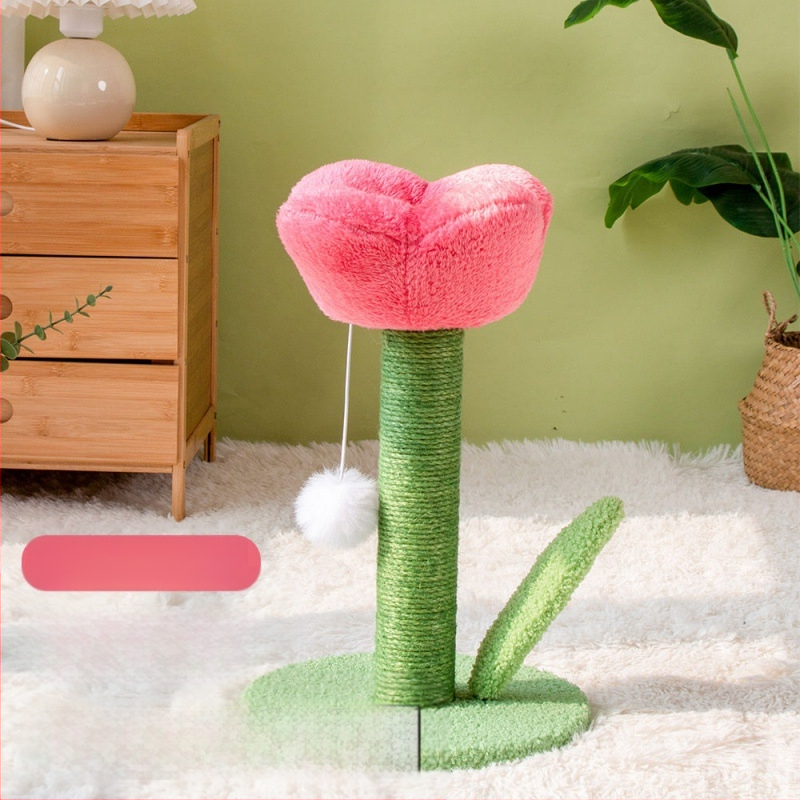 „Tulip“ katės draskyklė, katės draskyklė, atsparus nagams, draskyklė, žaislas katėms, kačių reikmenys, laipiojimo rėmas katėms, nemokamas pristatymas