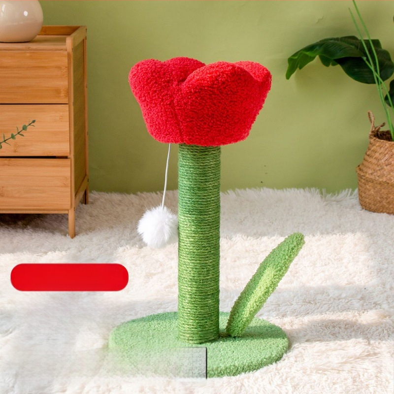 „Tulip“ katės draskyklė, katės draskyklė, atsparus nagams, draskyklė, žaislas katėms, kačių reikmenys, laipiojimo rėmas katėms, nemokamas pristatymas