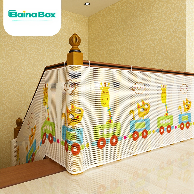 Δίχτυ ασφαλείας για σκάλες μπαλκονιού 2 μ., αντιπτωτικό δίχτυ ασφαλείας από πολυεστέρα 3 μ., έγχρωμο παιδικό δίχτυ ασφαλείας