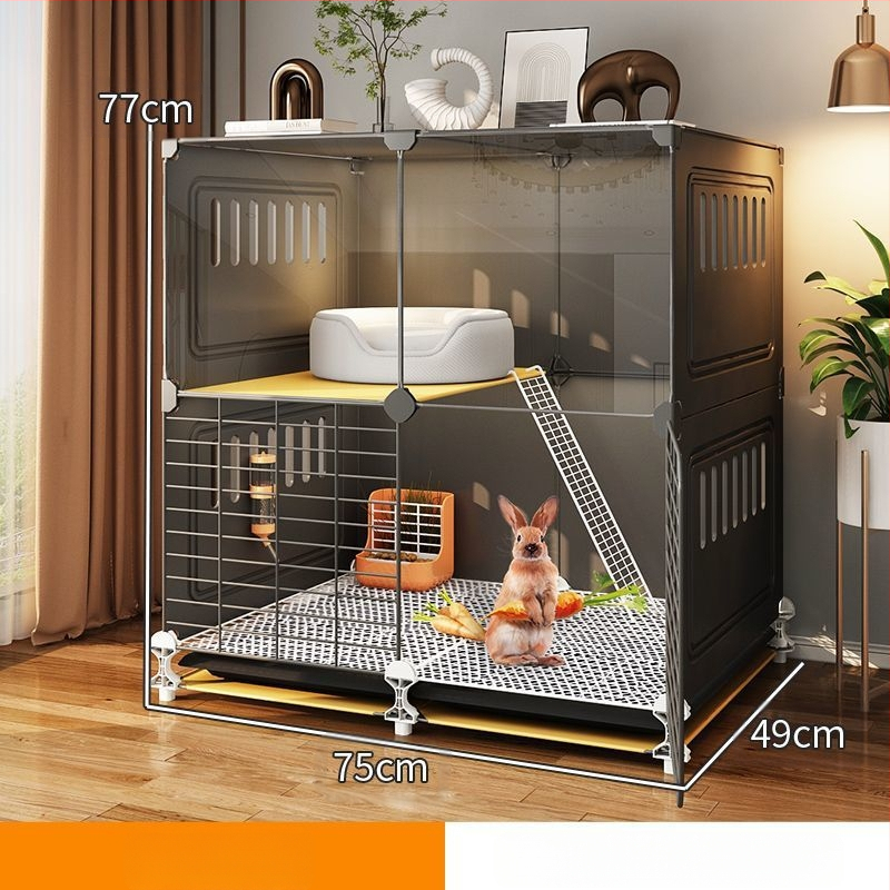 Клетка за зайци, домашно гнездо за спане на закрито, заек, средство против пръски на урина, специална вила, голяма, екстра голяма, холандско прасе, морско свинче