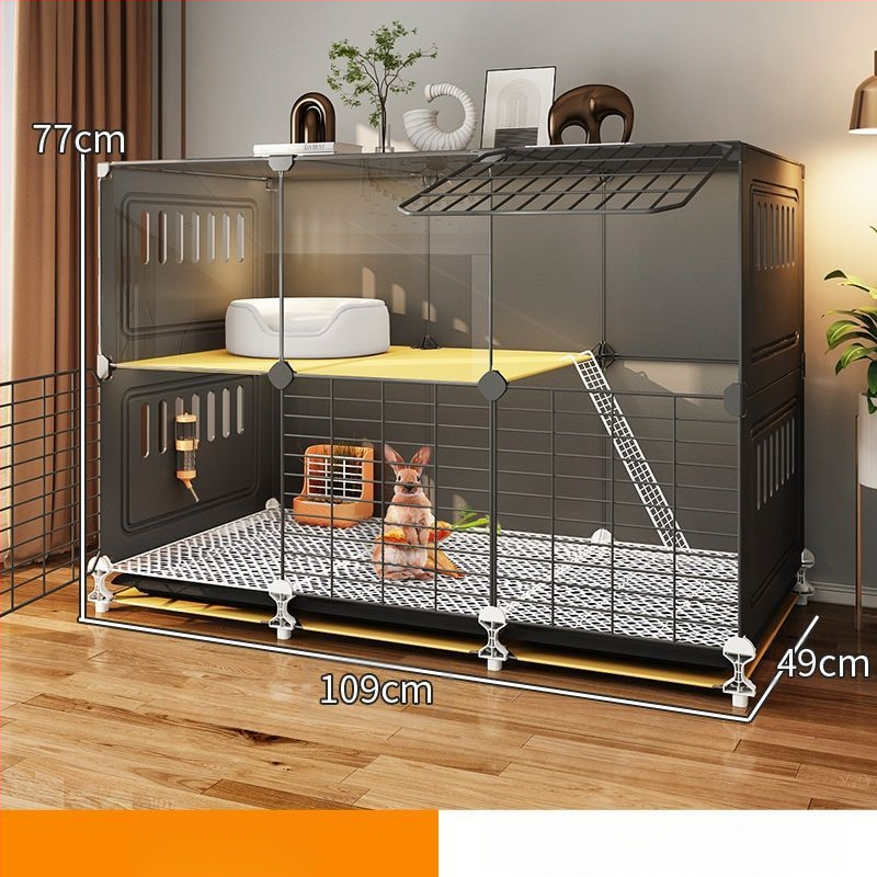 Клетка за зайци, домашно гнездо за спане на закрито, заек, средство против пръски на урина, специална вила, голяма, екстра голяма, холандско прасе, морско свинче