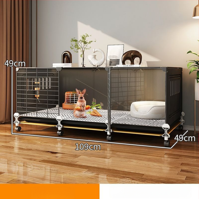 Клетка за зайци, домашно гнездо за спане на закрито, заек, средство против пръски на урина, специална вила, голяма, екстра голяма, холандско прасе, морско свинче