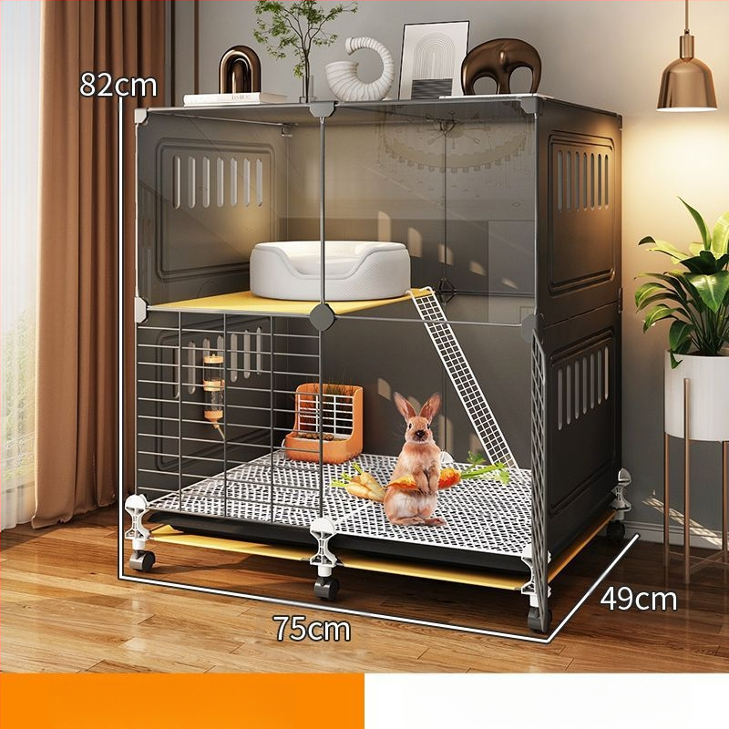 Клетка за зайци, домашно гнездо за спане на закрито, заек, средство против пръски на урина, специална вила, голяма, екстра голяма, холандско прасе, морско свинче