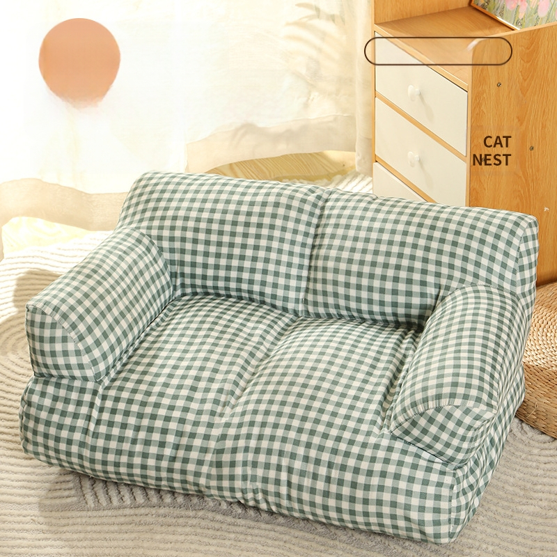 Macskafészek Four Seasons Univerzális Meleg Kennel Kisállat Kanapé Aranyos Vastagított Kisállat Párna Kutya Macska Kellékek Nagykereskedelem