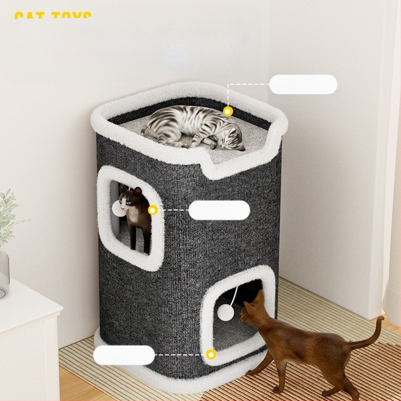 Kassipesa, kassironimisraam, kassipuu, kassi kraapimislaud, integreeritud, neli aastaaega, universaalne, talvine, soe, poolsuletud, sisalist tünn, kahekihiline kassipesa