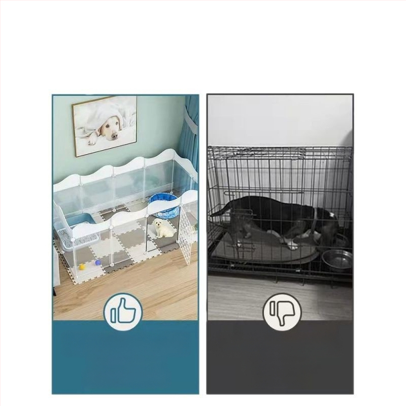 Ograda za pse Unutarnja kućanska ograda za male pse Plišane ograde za kuniće Kućni ljubimci Izolacijska vrata Ograda za mačke Kavez protiv bijega