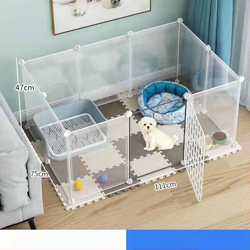 Ograda za pse Unutarnja kućanska ograda za male pse Plišane ograde za kuniće Kućni ljubimci Izolacijska vrata Ograda za mačke Kavez protiv bijega