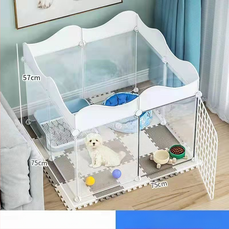 Ograda za pse Unutarnja kućanska ograda za male pse Plišane ograde za kuniće Kućni ljubimci Izolacijska vrata Ograda za mačke Kavez protiv bijega