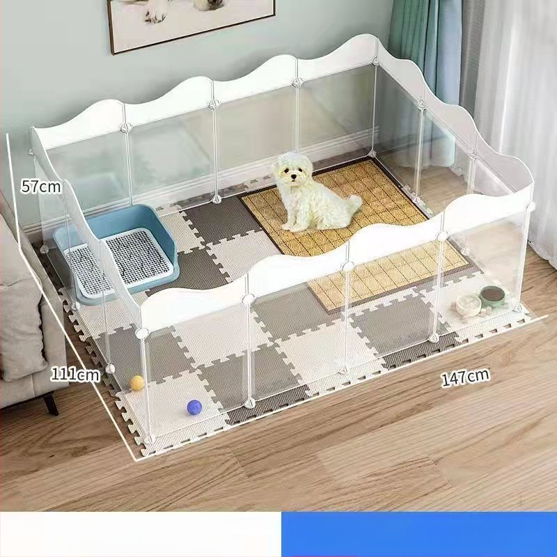 Ograda za pse Unutarnja kućanska ograda za male pse Plišane ograde za kuniće Kućni ljubimci Izolacijska vrata Ograda za mačke Kavez protiv bijega