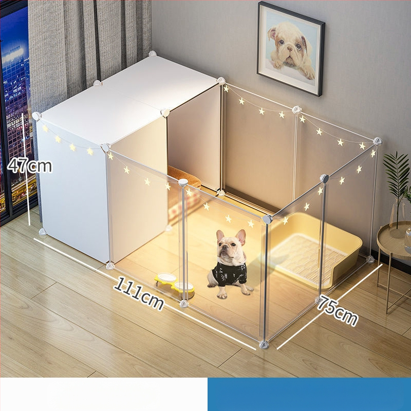 Ograda za pse Unutarnja kućanska ograda za male pse Plišane ograde za kuniće Kućni ljubimci Izolacijska vrata Ograda za mačke Kavez protiv bijega