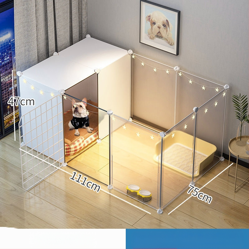 Ograda za pse Unutarnja kućanska ograda za male pse Plišane ograde za kuniće Kućni ljubimci Izolacijska vrata Ograda za mačke Kavez protiv bijega