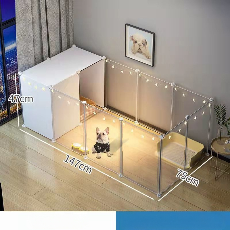 Ograda za pse Unutarnja kućanska ograda za male pse Plišane ograde za kuniće Kućni ljubimci Izolacijska vrata Ograda za mačke Kavez protiv bijega