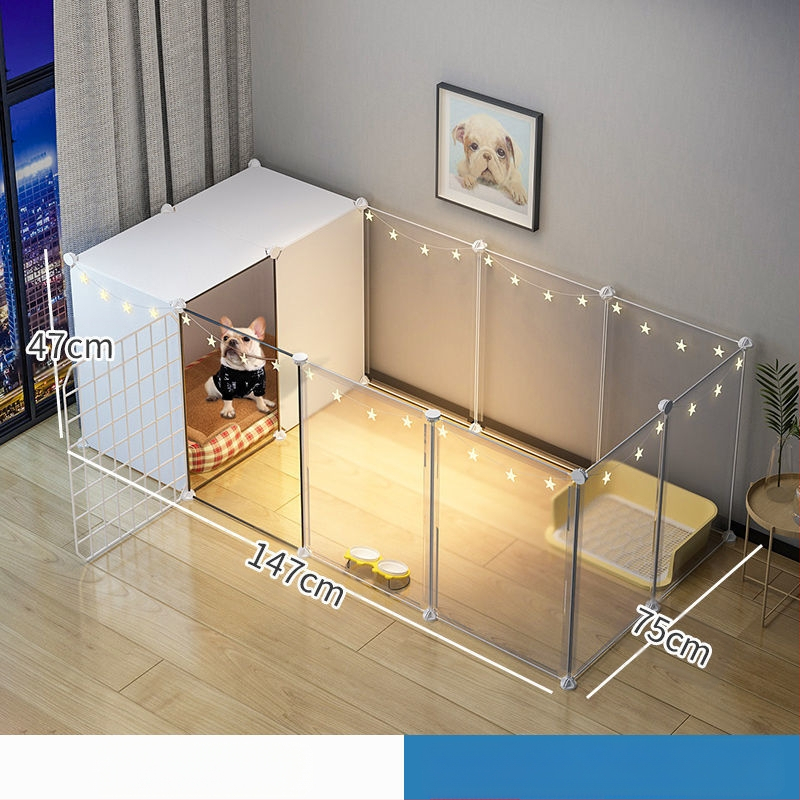 Ograda za pse Unutarnja kućanska ograda za male pse Plišane ograde za kuniće Kućni ljubimci Izolacijska vrata Ograda za mačke Kavez protiv bijega