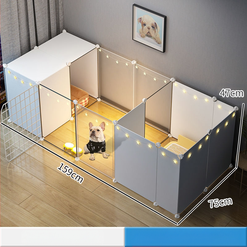 Ograda za pse Unutarnja kućanska ograda za male pse Plišane ograde za kuniće Kućni ljubimci Izolacijska vrata Ograda za mačke Kavez protiv bijega