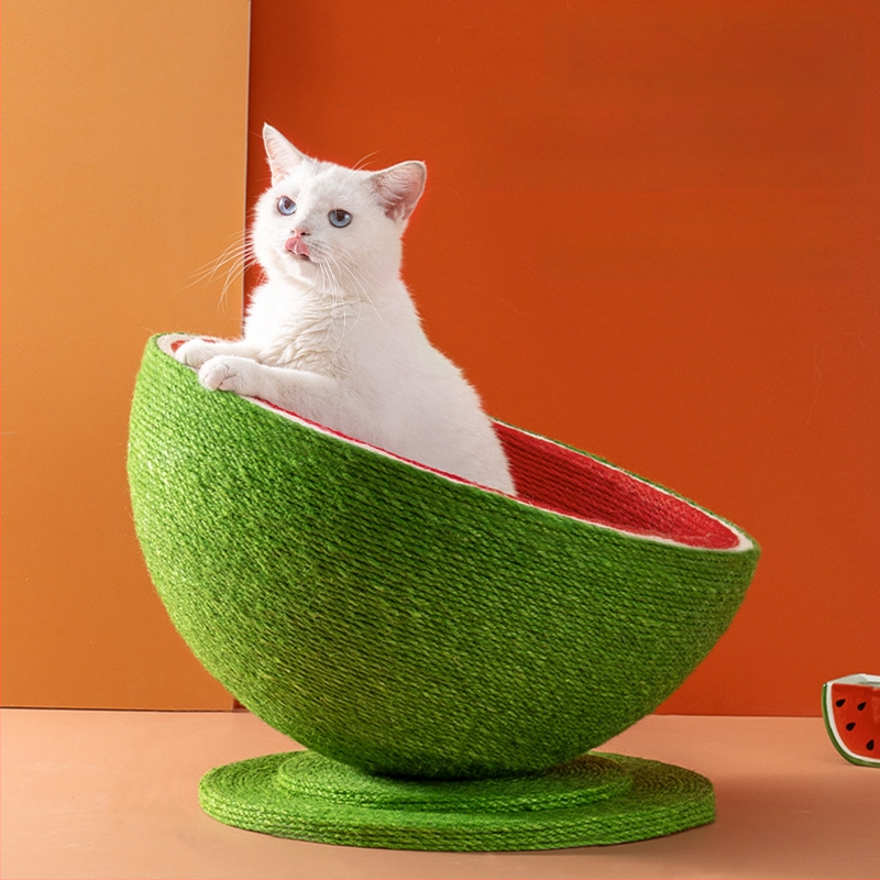 Ploča za grebanje mačaka gnijezdo bez peruti umivaonik za grebanje mačaka od sisal užeta integrirana igračka za mačke protiv ogrebotina mačaka brušenje kandži pribor