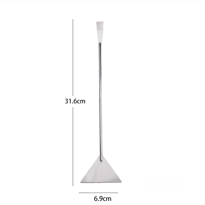 Perie de curățare a acvariului, instrumente acvatice, lopată plată din oțel inoxidabil, răzuitor de mușchi, îndepărtarea algelor acvatice, lopată pentru acvariu