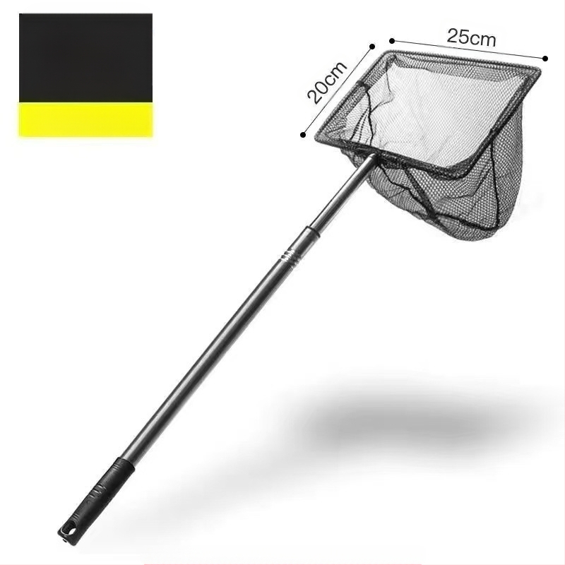 Kalapaagi kalavõrk kalapüügiks multifunktsionaalne akvaariumi koopiavõrk ruudukujuline sissetõmmatav roostevabast terasest ei kahjusta kalavõrgu tehast