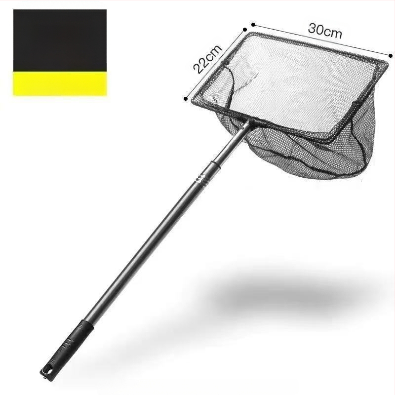 Kalapaagi kalavõrk kalapüügiks multifunktsionaalne akvaariumi koopiavõrk ruudukujuline sissetõmmatav roostevabast terasest ei kahjusta kalavõrgu tehast