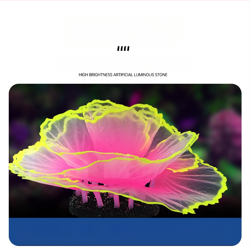 Akvaariumikaunistused, kaunistused, kalapaak, haljastus, korallide simulatsioon, salat, korall, helendav veealune maailm, väike maastik