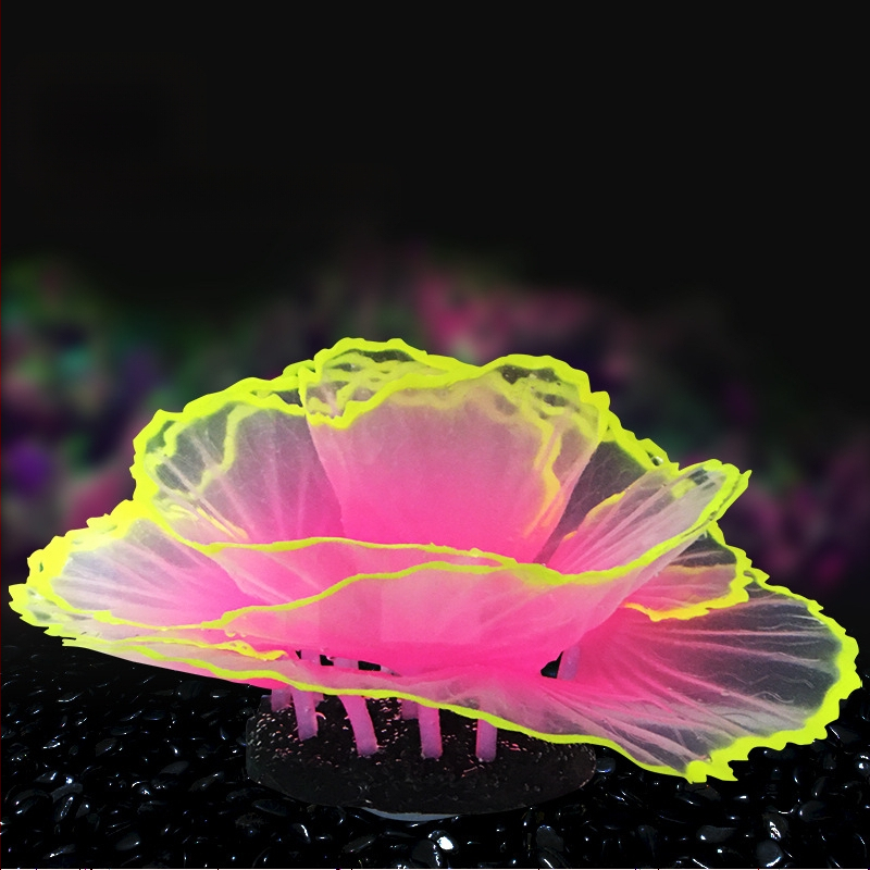 Akvaariumikaunistused, kaunistused, kalapaak, haljastus, korallide simulatsioon, salat, korall, helendav veealune maailm, väike maastik