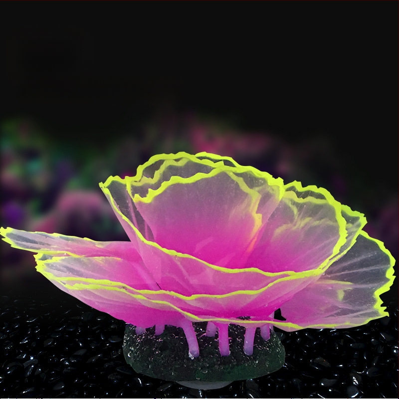 Akvaariumikaunistused, kaunistused, kalapaak, haljastus, korallide simulatsioon, salat, korall, helendav veealune maailm, väike maastik