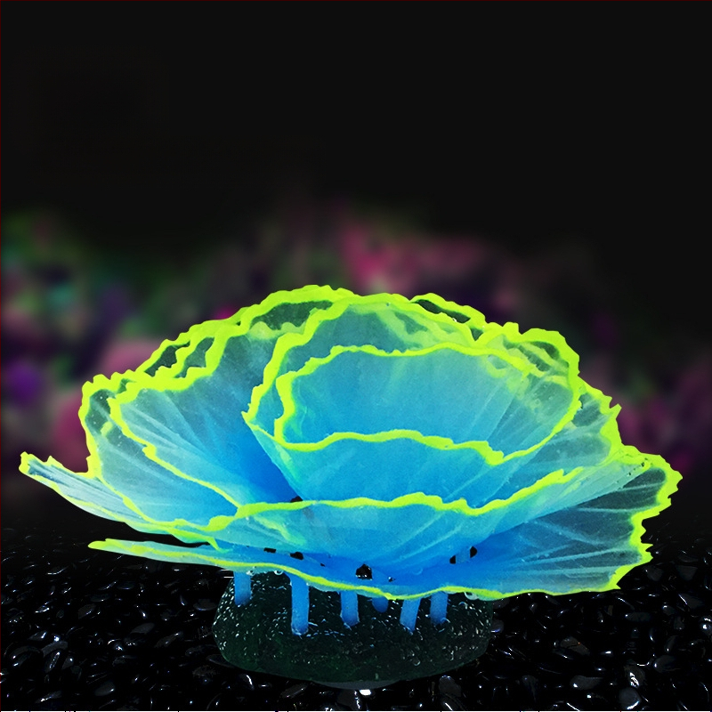 Akvaariumikaunistused, kaunistused, kalapaak, haljastus, korallide simulatsioon, salat, korall, helendav veealune maailm, väike maastik