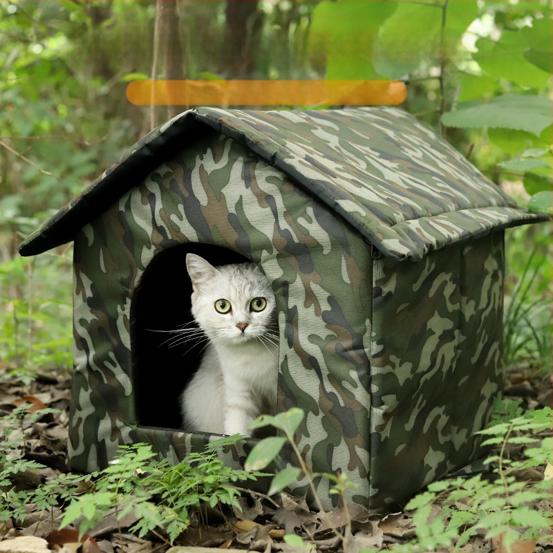 Izravna tvornička isporuka zimskih gnijezda za mačke, vanjska gnijezda za napuštene mačke i pse, uklonjiva i periva, jednodijelna dropshipping, ekskluzivna gnijezda za mačke preko granice