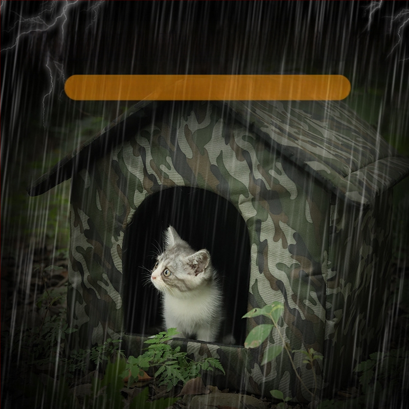 Izravna tvornička isporuka zimskih gnijezda za mačke, vanjska gnijezda za napuštene mačke i pse, uklonjiva i periva, jednodijelna dropshipping, ekskluzivna gnijezda za mačke preko granice