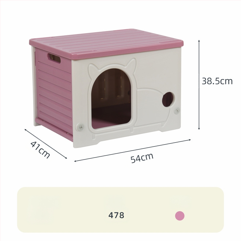 Yut Mačacie hniezdo Four Seasons Univerzálne Dažďovoodolné Opaľovacie Krémy Malé Polouzavreté Mačacie Vilky Plastové Pre Túlavé Mačky Vonkajšie Malé