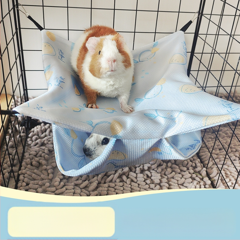 Prekogranična vreća za spavanje za kućne ljubimce, tvor, zamorac, ljetna viseća vreća za spavanje, hrčak, vreća s medom, Glak, vjeverica, dvoslojna viseća mreža od ledene svile