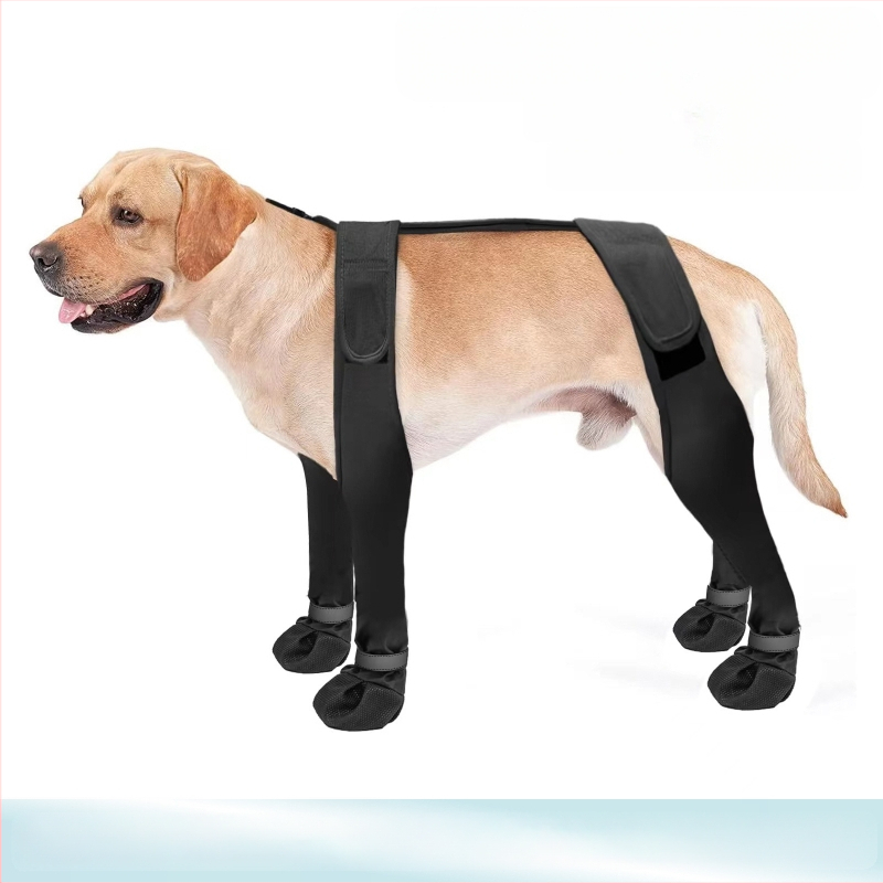 „Crossborder Pet Supplies“ lauko šunų batai su šviesą atspindinčiomis juostelėmis, šunų batai, nagų apsauga, augintinių ir kačių nagų uždangalai, neslystantys ir atsparūs dilimui