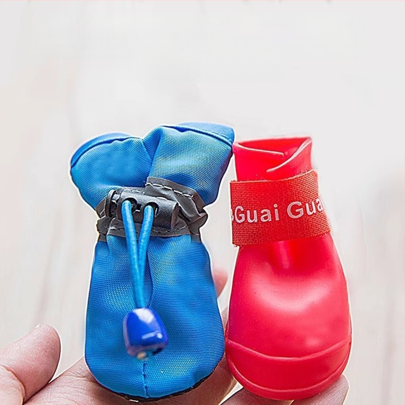 Šuniuko bateliai minkštu padu, šuniuko bateliai mažyliams, neslystantys augintinio batų užvalkalai, sustorinti šilti meškiuko šuns pėdų užvalkalai