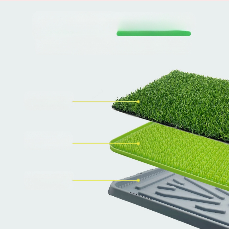 Naminių šunų tualetas, vidutinio dydžio, mažo šuns, dirbtinė veja, tuštinimosi valymas, apsaugantis nuo laiptų, šiukšlių puodas, skirtas pisuarui