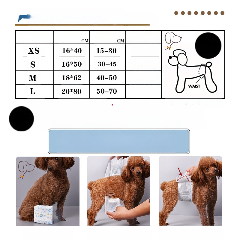 Χάρτινα παντελόνια για κατοικίδια για σκύλους, ειδικά για θηλυκά σκυλιά σε έξαρση, φυσιολογικά προστατευτικά παντελόνια για την αποφυγή εγκυμοσύνης, προϊόντα υγιεινής για αρσενικά σκυλιά Teddy, αδιάβροχα