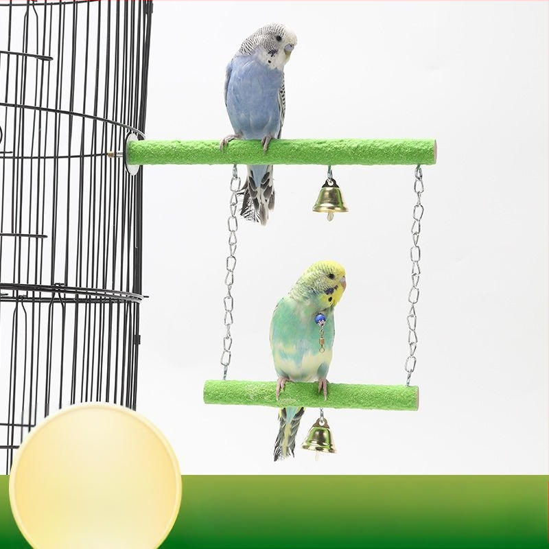 Αξεσουάρ παιχνιδιών πουλιών παιωνία παπαγάλος xuanfeng μασίφ ξύλινος σταθμός στύλος κούνιας παιχνίδι λείανσης φραγκοσυκιές ξύλο τέφρας κούνια σταθμός στύλος