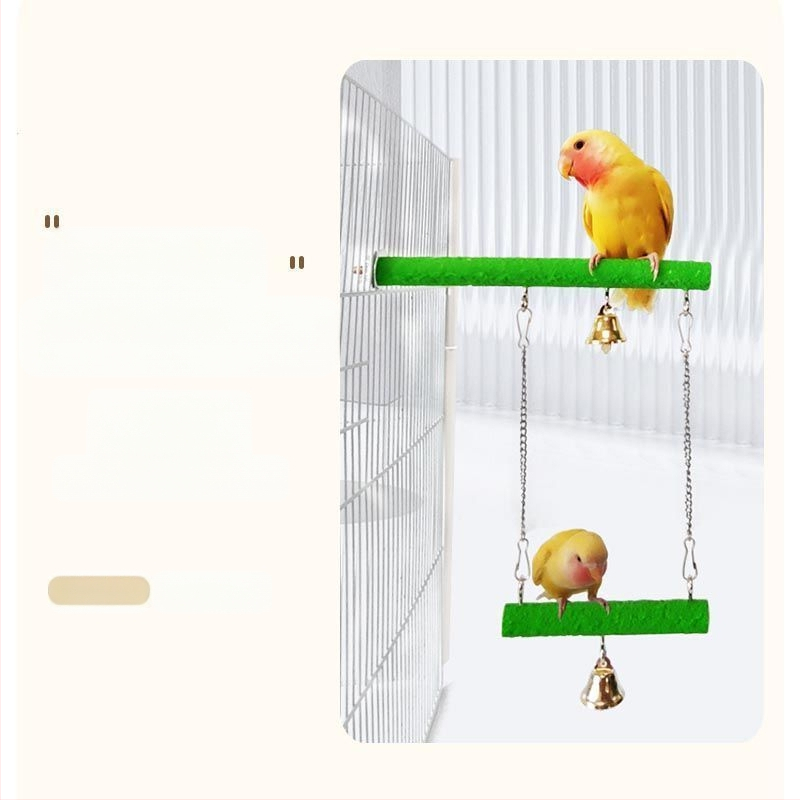 Αξεσουάρ παιχνιδιών πουλιών παιωνία παπαγάλος xuanfeng μασίφ ξύλινος σταθμός στύλος κούνιας παιχνίδι λείανσης φραγκοσυκιές ξύλο τέφρας κούνια σταθμός στύλος