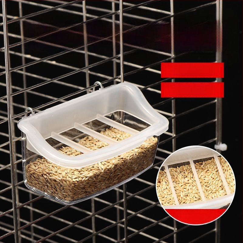 Tiigri nahaga pojengi papagoi suupistekast lindude väikesele linnule pritsmekindel pritsmekindel sisemine rippuv toidukauss lindude söögimaja linnutarbed