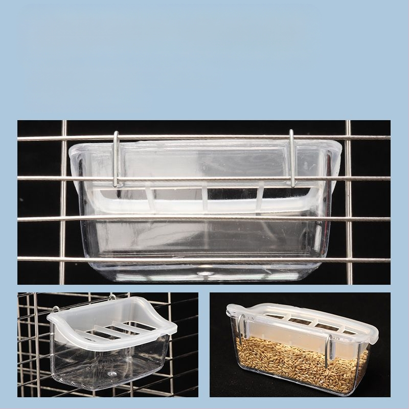 Tiigri nahaga pojengi papagoi suupistekast lindude väikesele linnule pritsmekindel pritsmekindel sisemine rippuv toidukauss lindude söögimaja linnutarbed