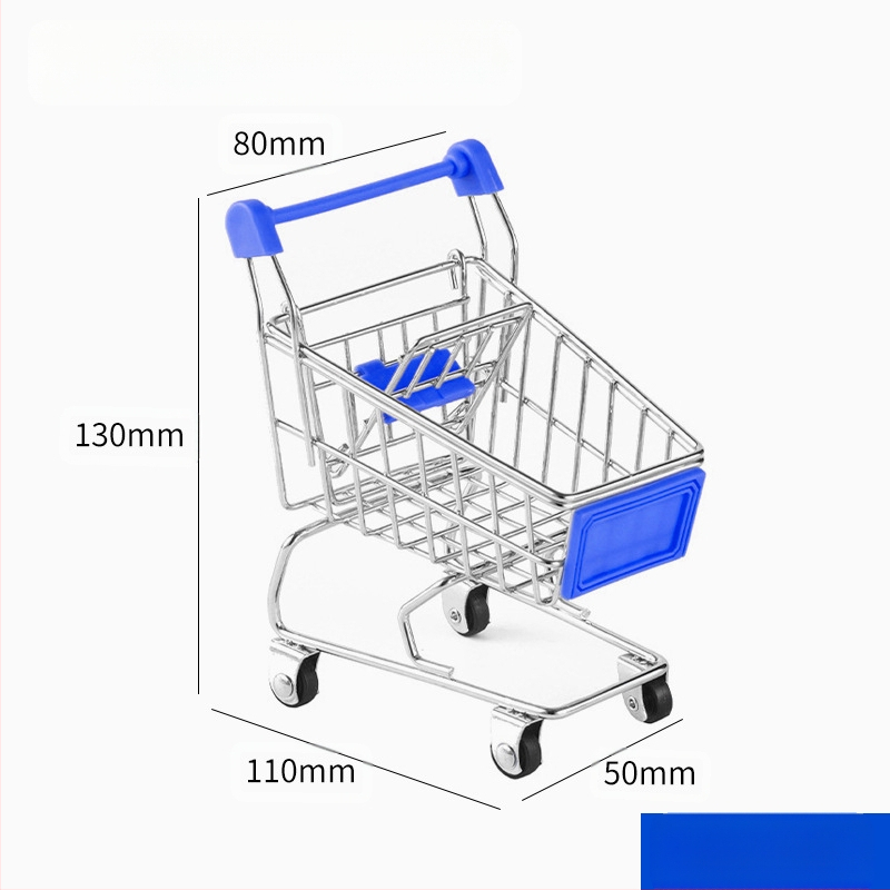 Laste ostukäru mini-ostukäru mänguasja mängumaja ostumudeli kaunistus loominguline hoiuauto väike suurus