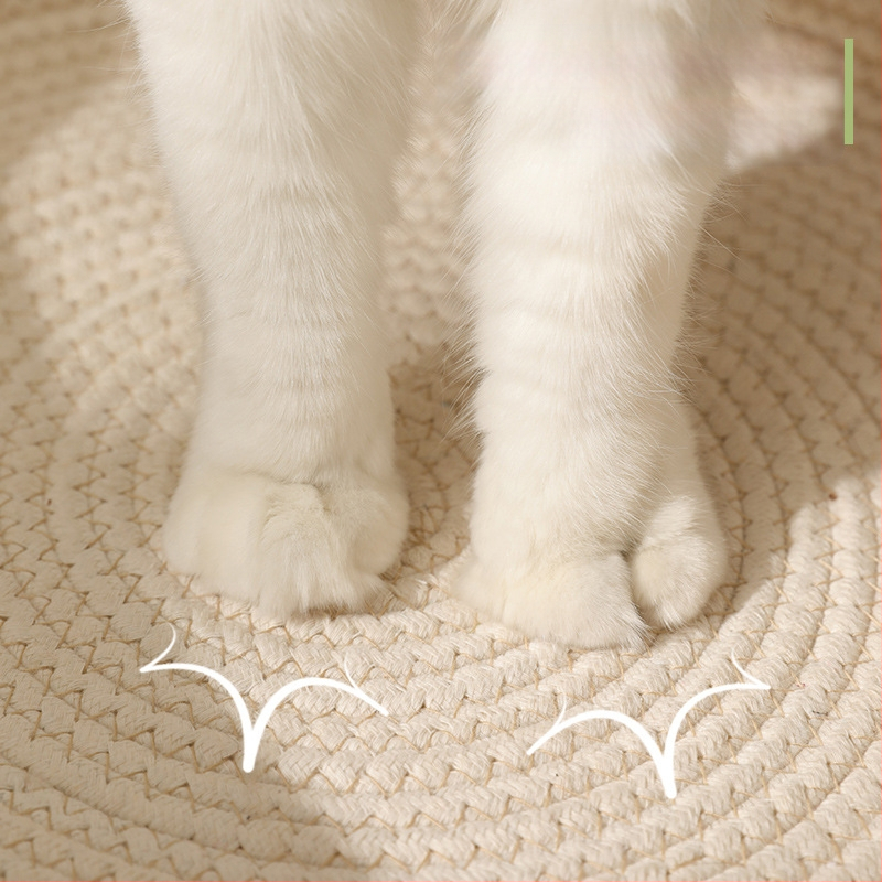 Okruglo gnijezdo za mačke od ratana, ručno pleteno gnijezdo od ratana u japanskom stilu, okrugla prostirka za pse, veleprodaja preko granice