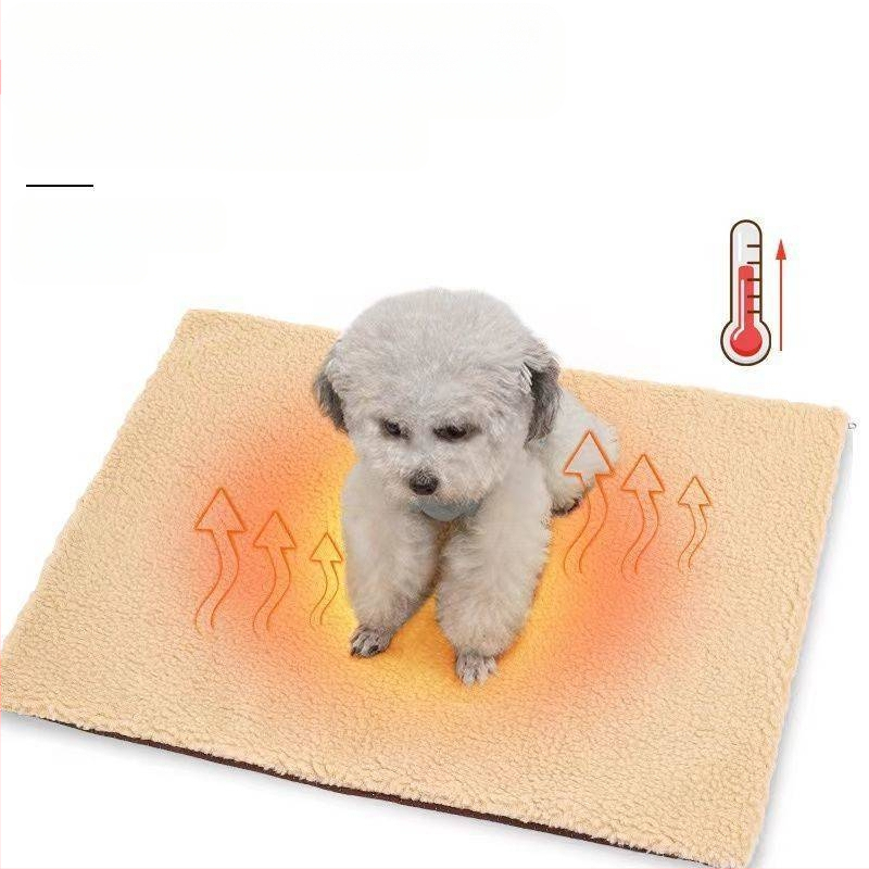 Katės sutirštintas atjungtas savaime šildantis naminių gyvūnėlių savaime šildantis kilimėlis katės lizdui šildyti pastovi temperatūra automatinė izoliacija žiemai