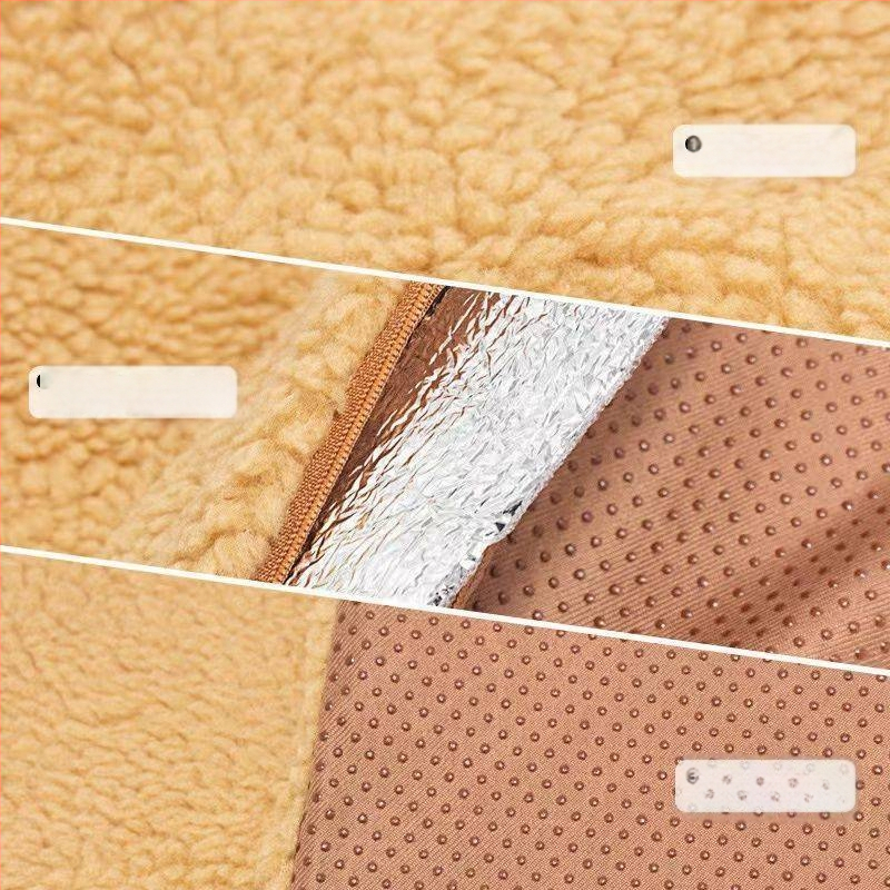 Katės sutirštintas atjungtas savaime šildantis naminių gyvūnėlių savaime šildantis kilimėlis katės lizdui šildyti pastovi temperatūra automatinė izoliacija žiemai