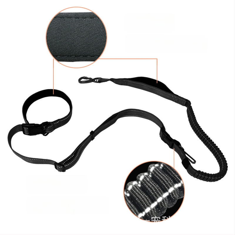 Preporučena oprema za kućne ljubimce, Povodac za trčanje u automobilu, Povodac za pse šest u jednom, Sigurnosni pojas za pse od najlona protiv kidanja