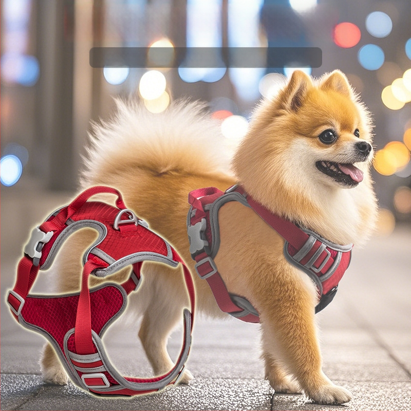 Трансгранично взривоустойчиво въже за теглене на кучета, жилетка за големи, средни и малки кучета за домашни любимци, каишка за гърди, въже за разходка на кучета на склад на едро