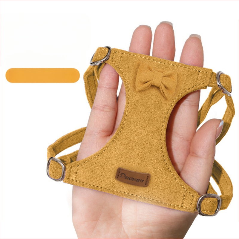 Ogrlica za pse, odijelo za prsa, 360° okružujuće svjetlo, remen za prsa, od vlakana jelena, prilagođen koži, uže za vuču pasa