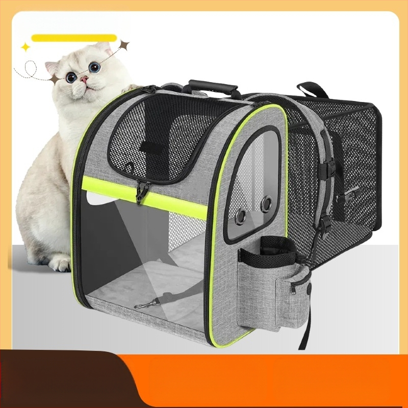 Piiriülene lemmikloomakoti seljakott kassikott kaasaskantav hingav väljaminev kokkupandav pikendatud koera seljakott suure mahutavusega tehas