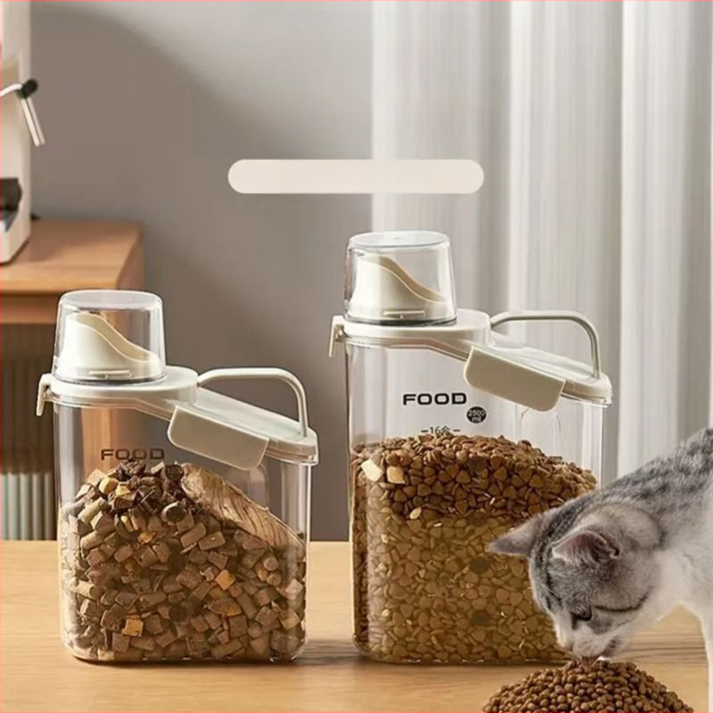 Kodumajapidamises kasutatav toidukvaliteediga suletud läbipaistev lemmikloomatoidu riisiämbri jahu teepurk putukakindel niiskuskindel jämedateraline purk