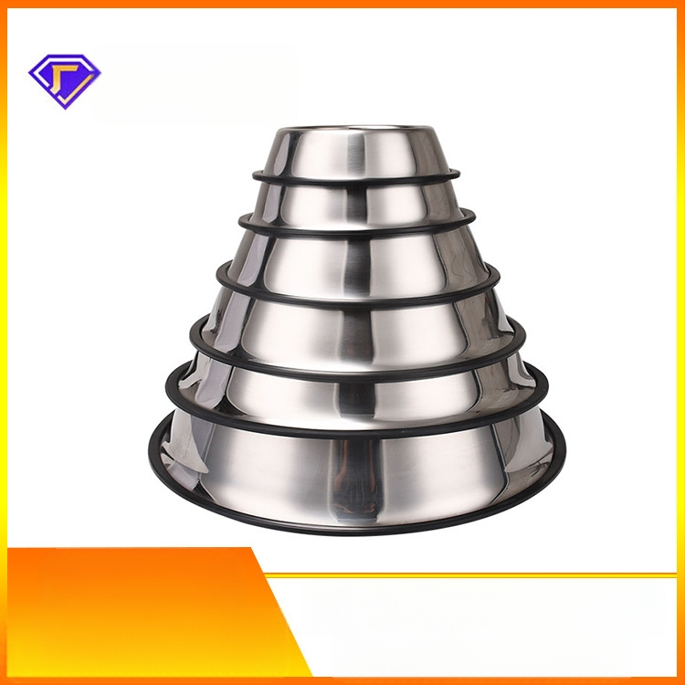 Bol pentru animale de companie din oțel inoxidabil, personalizat din fabrică, transfrontalier, îngroșat, antiderapant, bol pentru animale de companie, bol pentru pisici, bol pentru câini, logo gravat