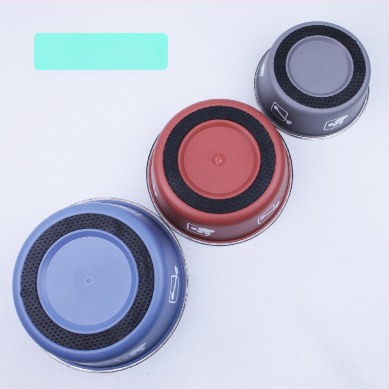 Univerzalna zdjela za kućne ljubimce s direktnim tiskom od nehrđajućeg čelika za mačke i pse, neklizajuća, otporna na udarce, posuda za hranu, posuda za jestivu rižu